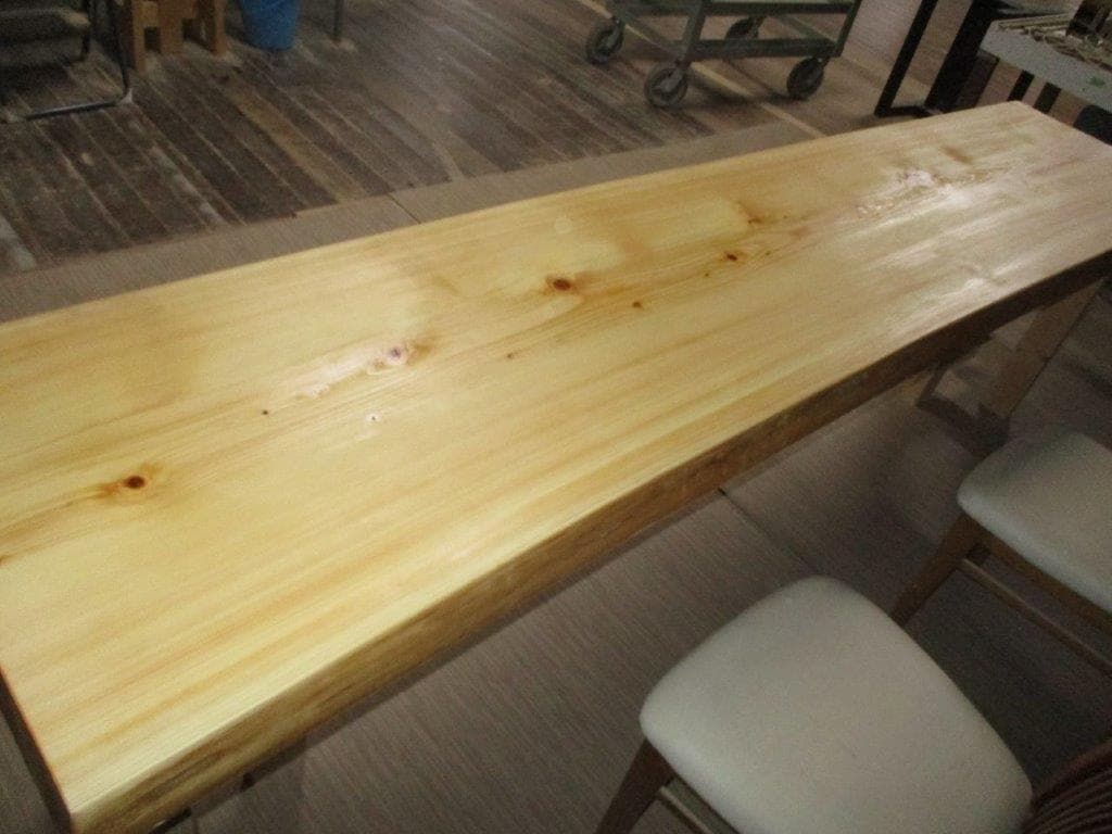 Z-076■　檜　ヒノキ　テーブル　ローテーブル　ダイニング　カウンター　一枚板