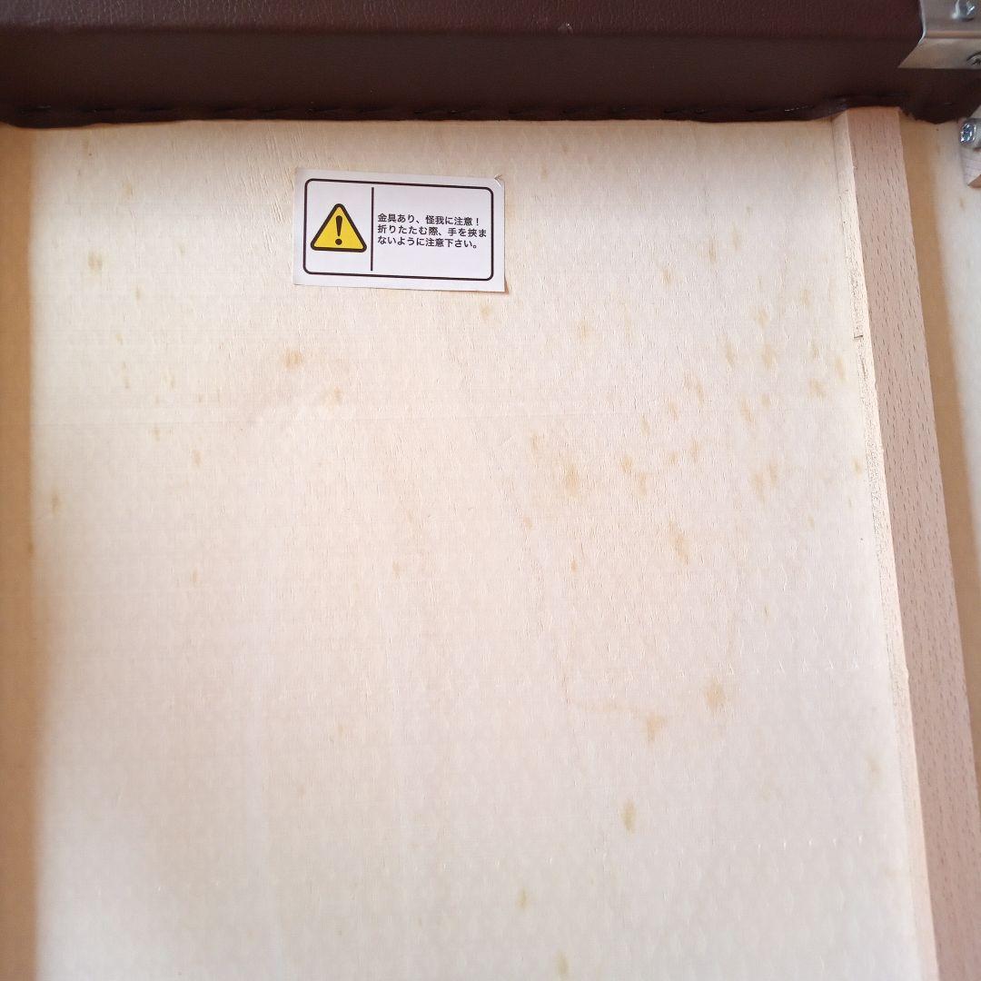 高級木製折りたたみベッド006DX（ダークブラウン） Luxia(ラクシア)