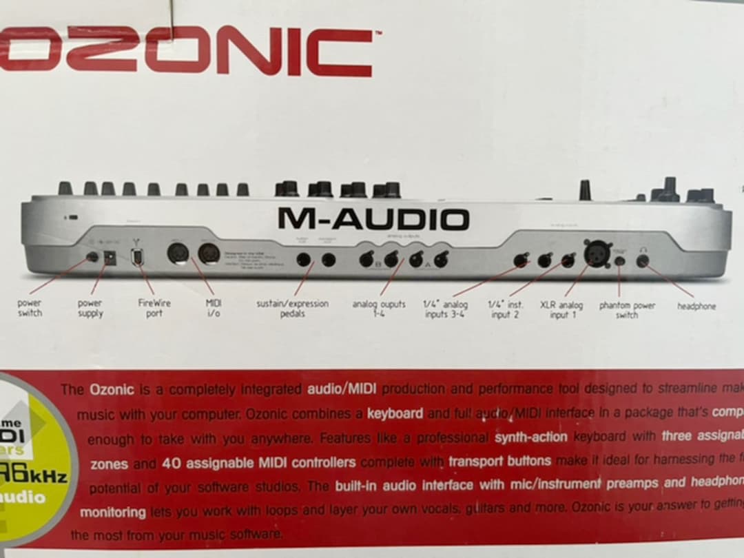M-AUDIO OZONIC 37key キーボード【送料別】
