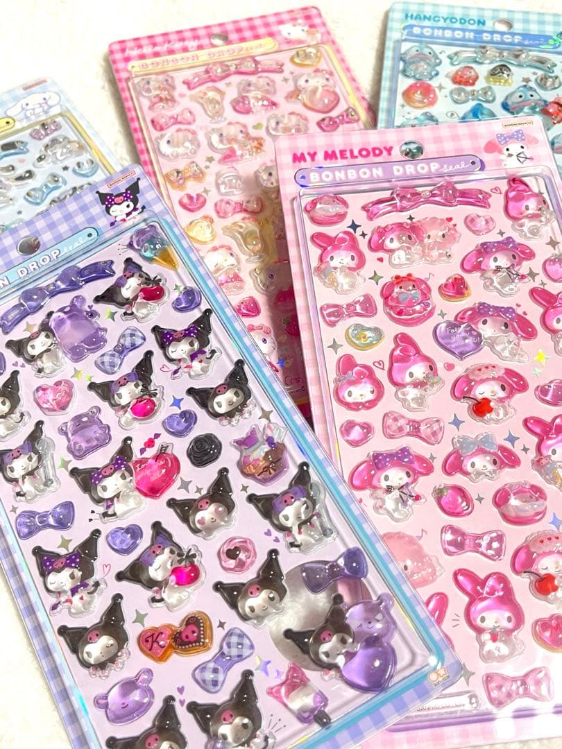 正規品 ボンボンドロップシール サンリオ 第2弾