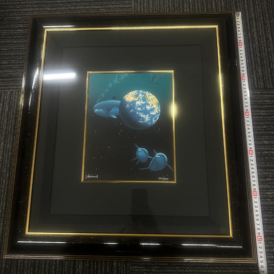 シム シメール 「ドルフィン」シルクスクリーン