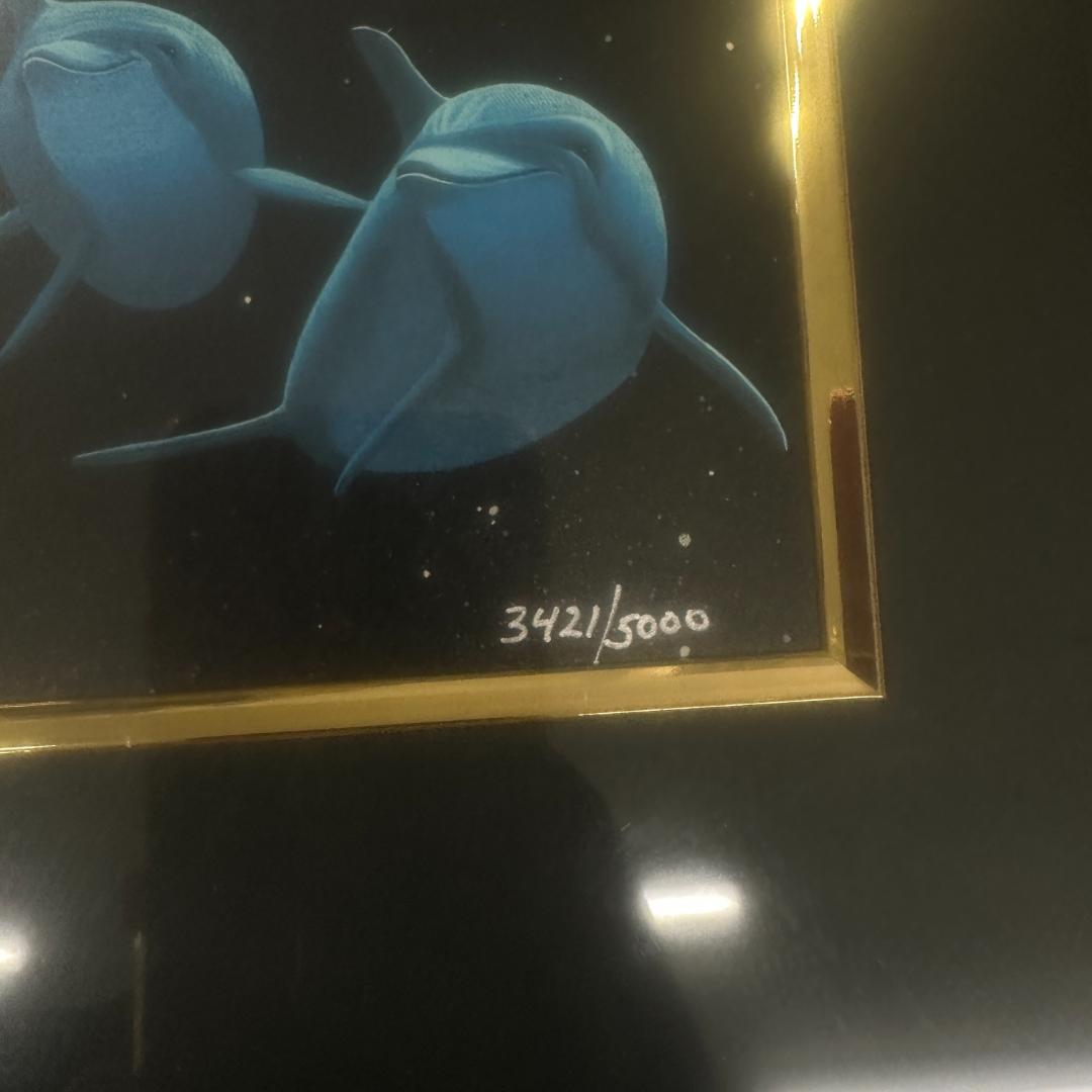 シム シメール 「ドルフィン」シルクスクリーン