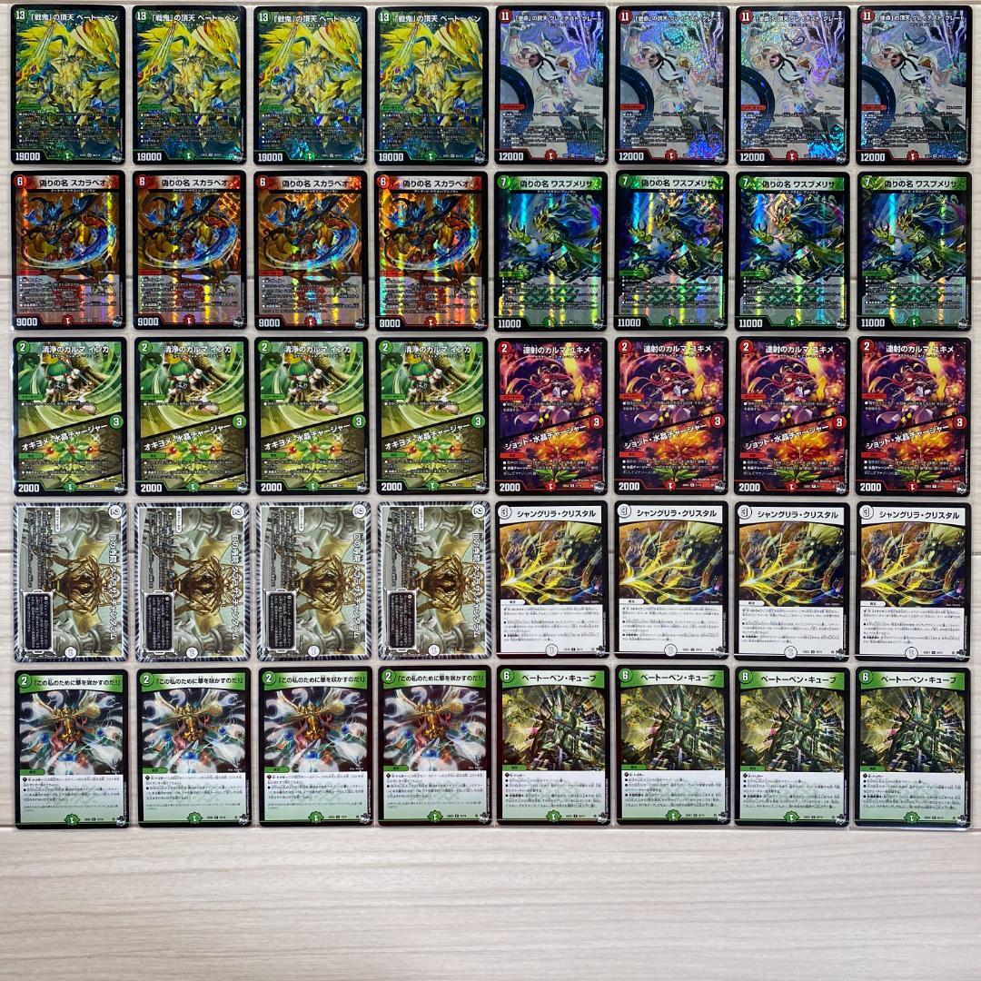 デュエマ デッキNo.671 赤緑ゼニスデッキ メイン40枚 - メルカリ