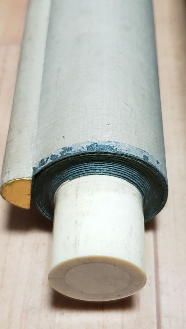 【月下柳に木菟図】福井江亭 2584 ミミズク 梟　掛け軸　肉筆