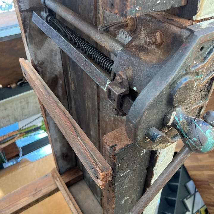 1930’ Vintage Vise Working Table イギリス製