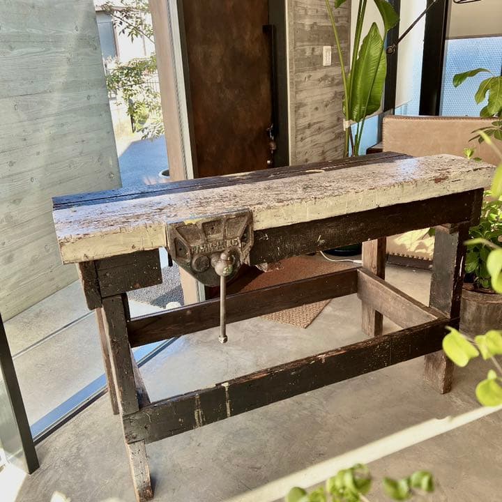 1930’ Vintage Vise Working Table イギリス製
