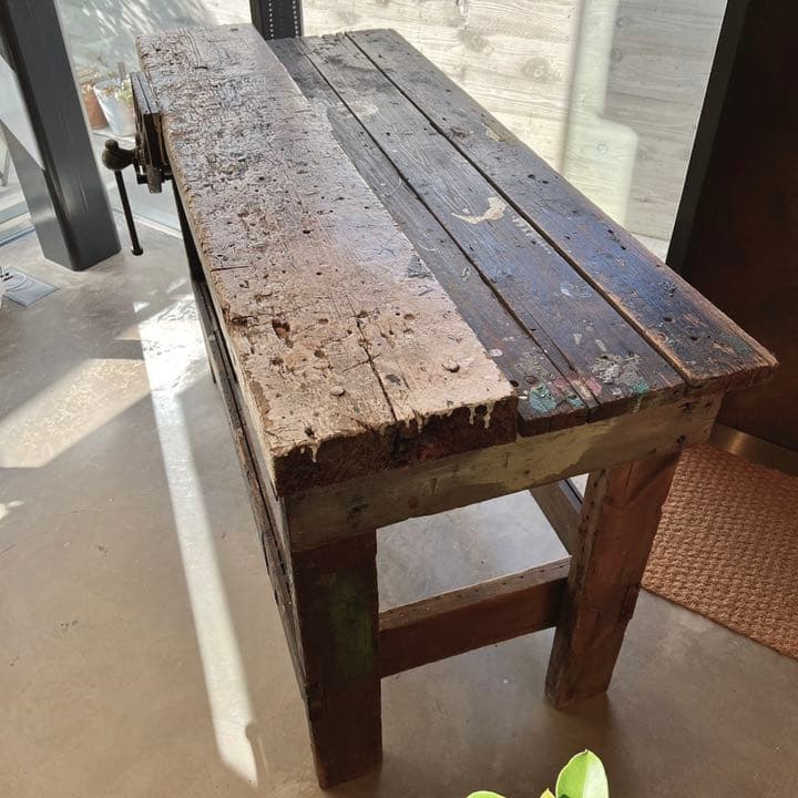 1930’ Vintage Vise Working Table イギリス製