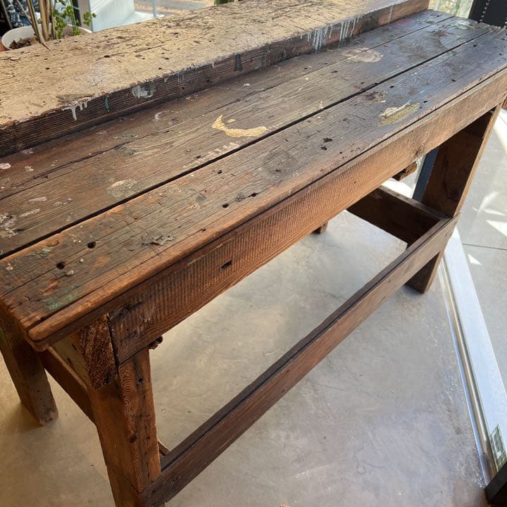1930’ Vintage Vise Working Table イギリス製