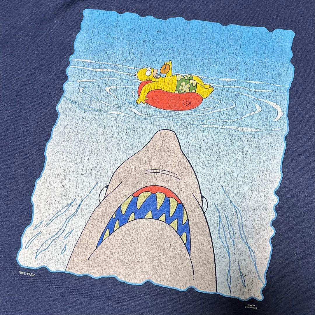 シンプソンズ ジョーズ 90s Tシャツ simpsons jaws