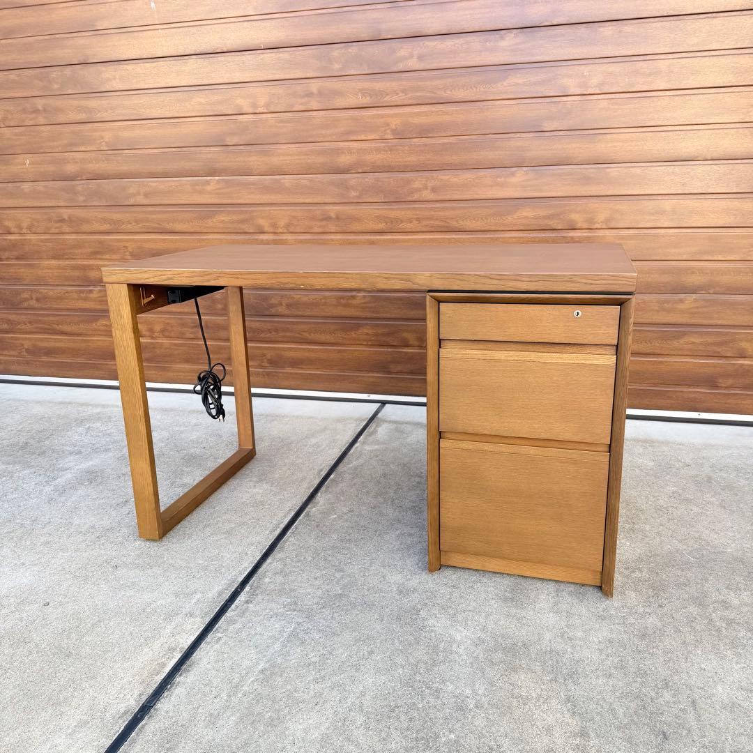 美品 カリモク システムデスク デスク ウォールナット 購入価格16万