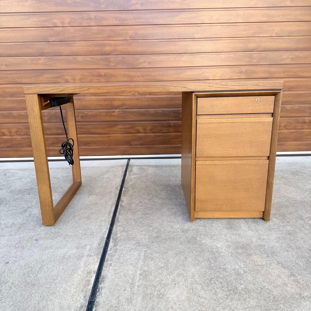 美品 カリモク システムデスク デスク ウォールナット 購入価格16万