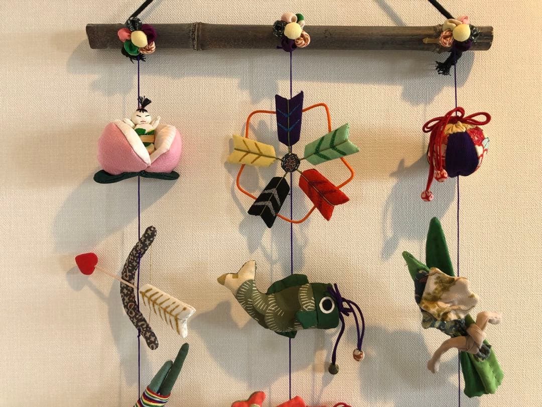【匿名配送】端午の節句の壁掛け②　吊るし飾り　吊るし雛