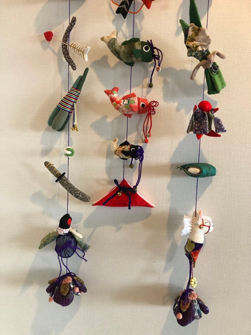 【匿名配送】端午の節句の壁掛け②　吊るし飾り　吊るし雛