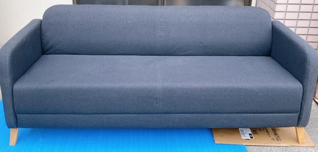 IKEA LINANAS リーナネス 3人掛け ソファ ダークグレー 超美品