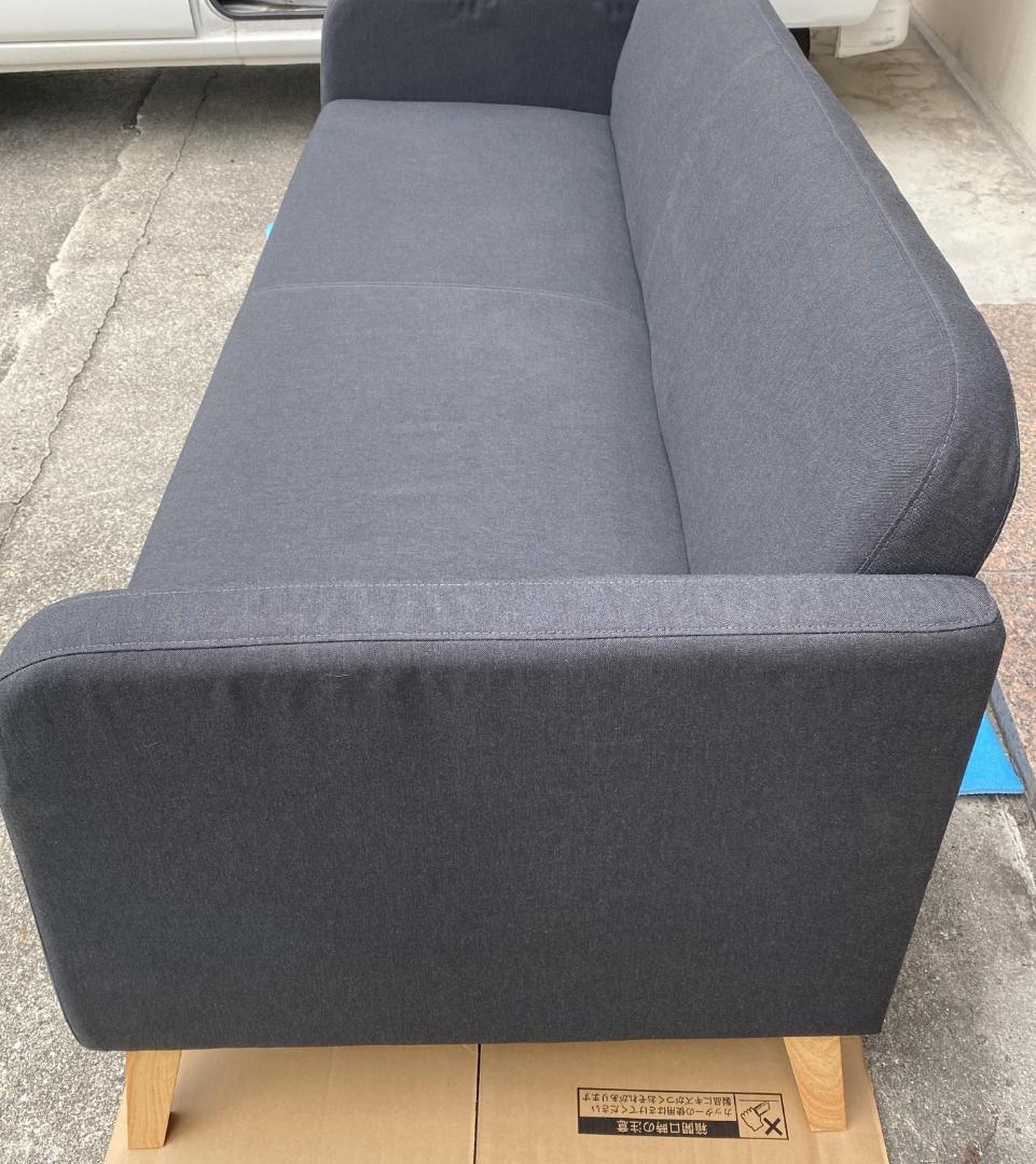 IKEA LINANAS リーナネス 3人掛け ソファ ダークグレー 超美品