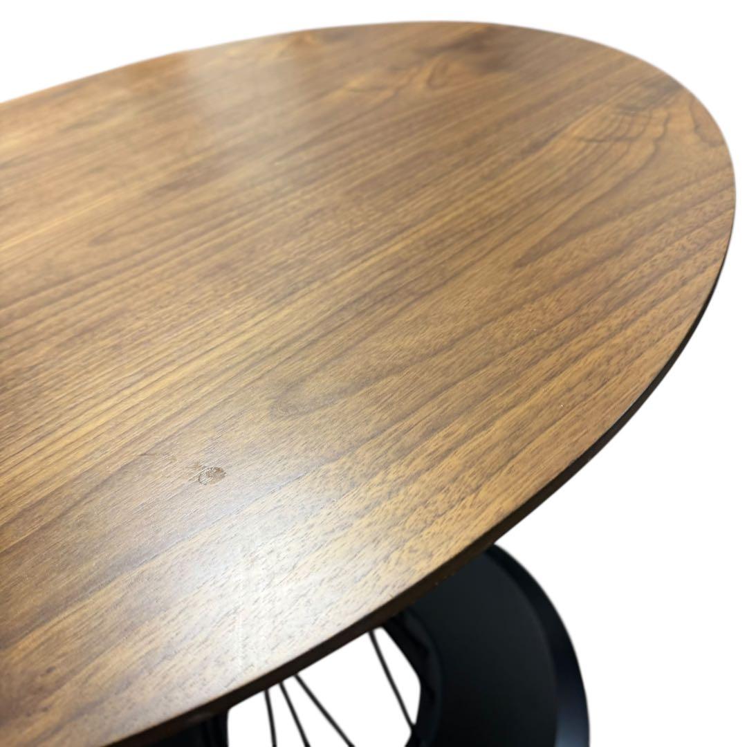 ニトリ DT COLUNA WALNUT 丸型ダイニングテーブル - メルカリ