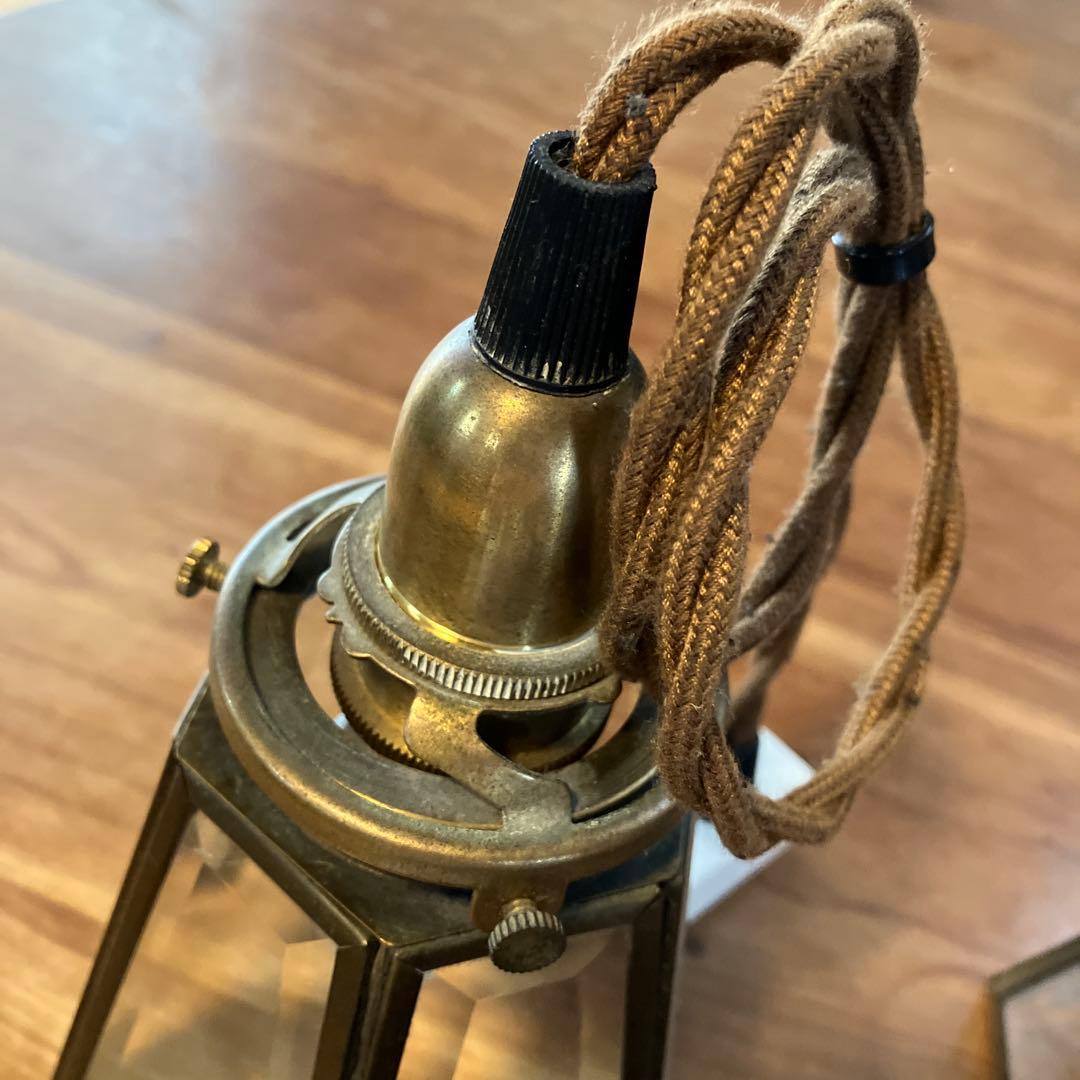 アンティーク風ライト　2個セット　コード付き