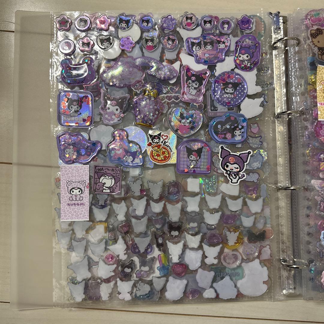 ボンボンドロップシール　キャラクターシール集 A4シール帳完成品