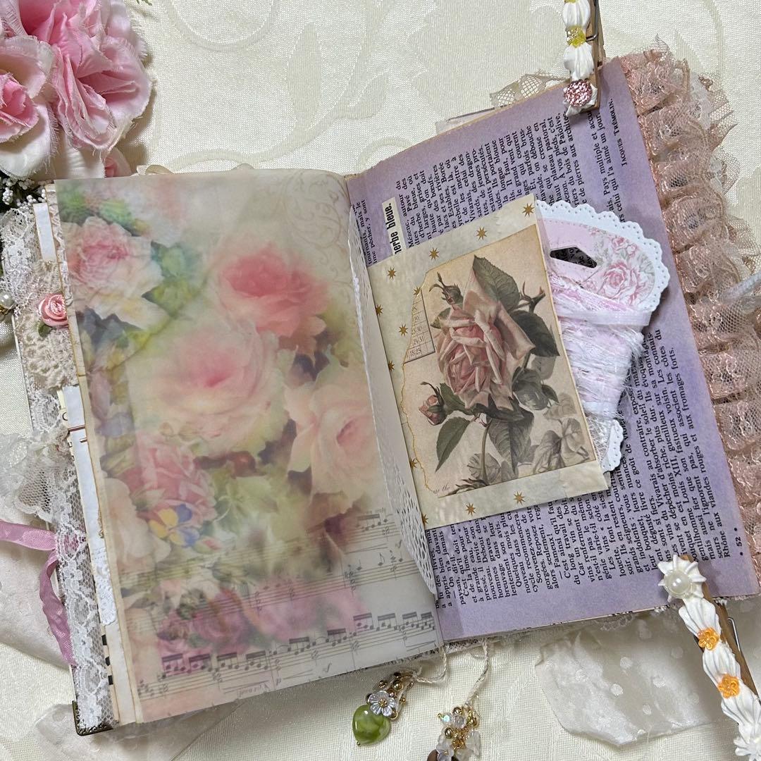 薔薇とレースのジャンクジャーナル・雑記帳　Vintage Lady