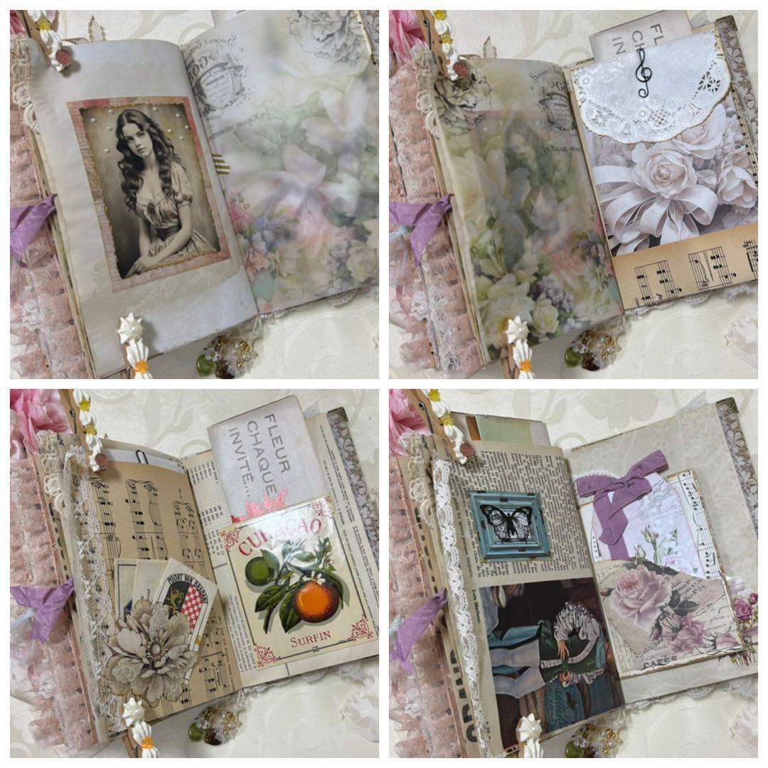 薔薇とレースのジャンクジャーナル・雑記帳　Vintage Lady