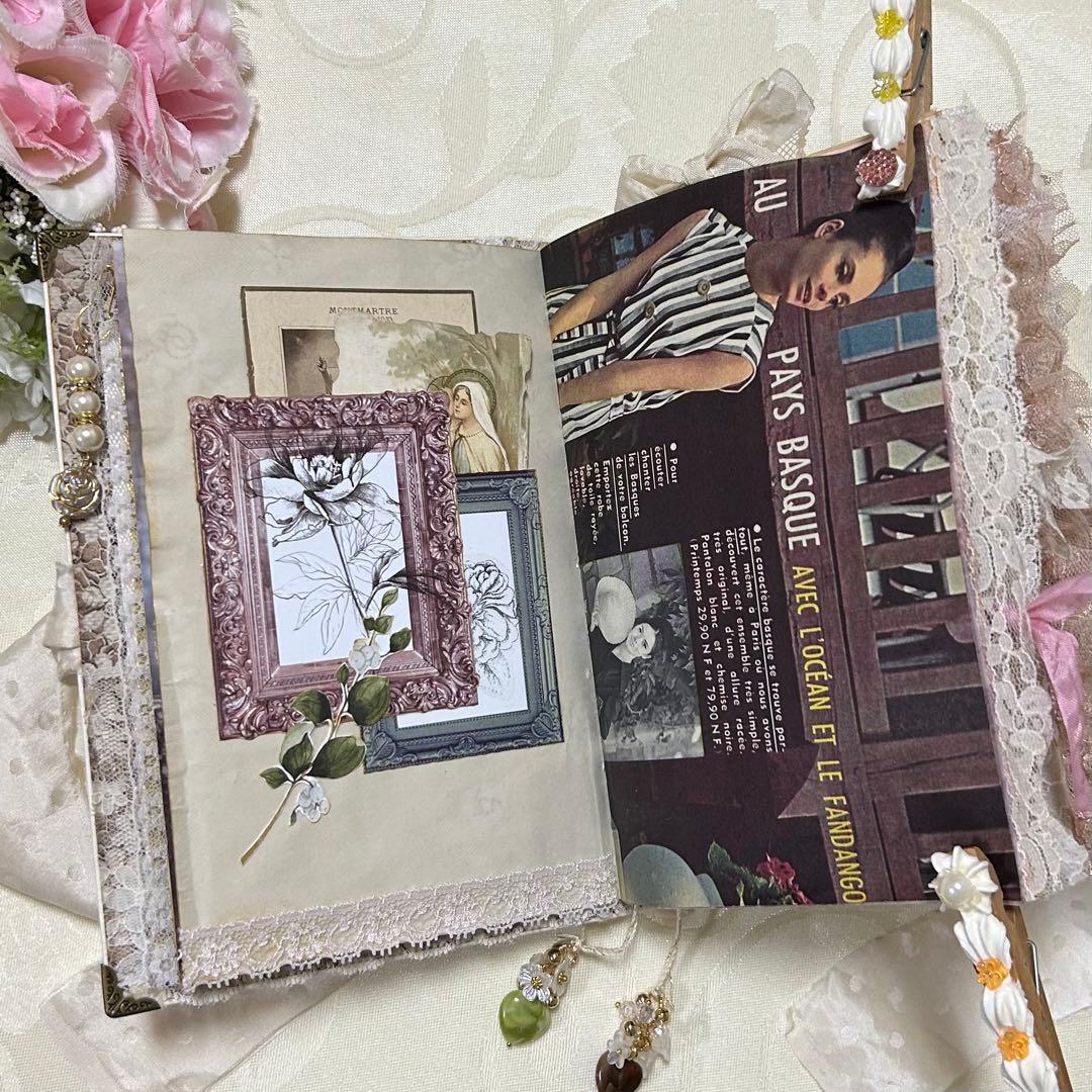 薔薇とレースのジャンクジャーナル・雑記帳　Vintage Lady