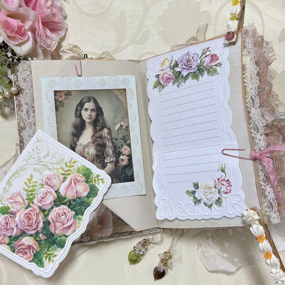 薔薇とレースのジャンクジャーナル・雑記帳　Vintage Lady