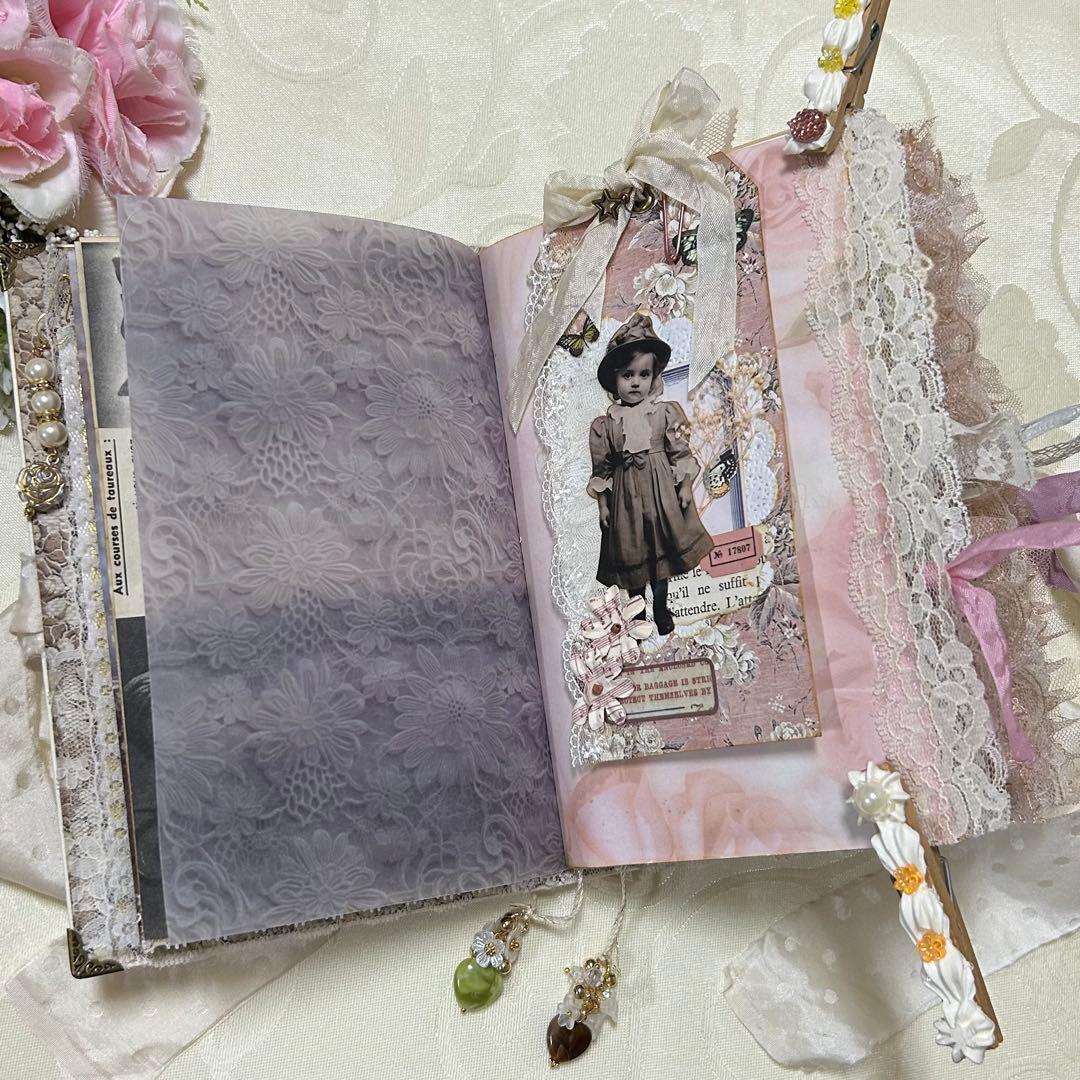 薔薇とレースのジャンクジャーナル・雑記帳　Vintage Lady