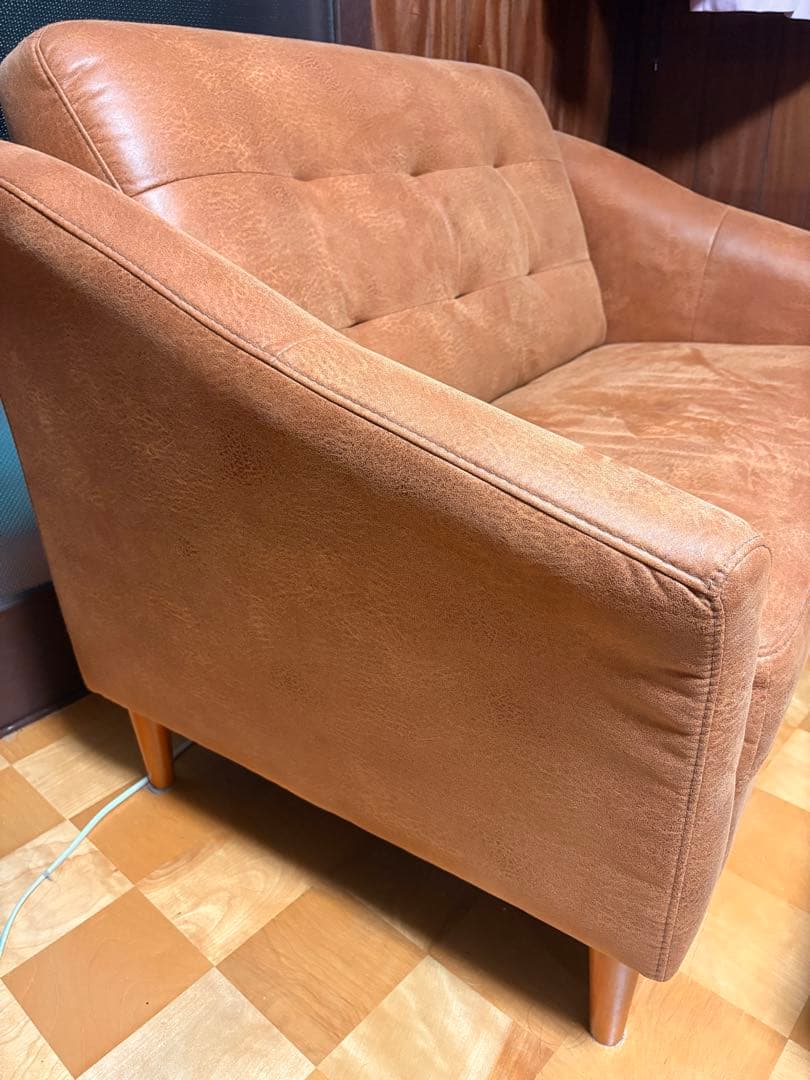 NOCE ソファ2人掛け ライトブラウン