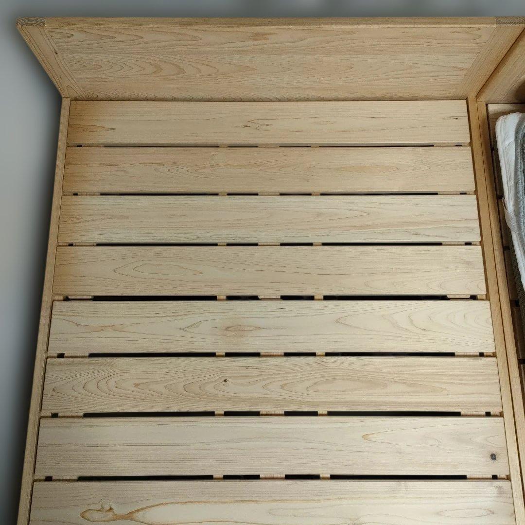 キシル ベッドF スタンダード S 国産 ひのき すのこ ベッド シングル 木製