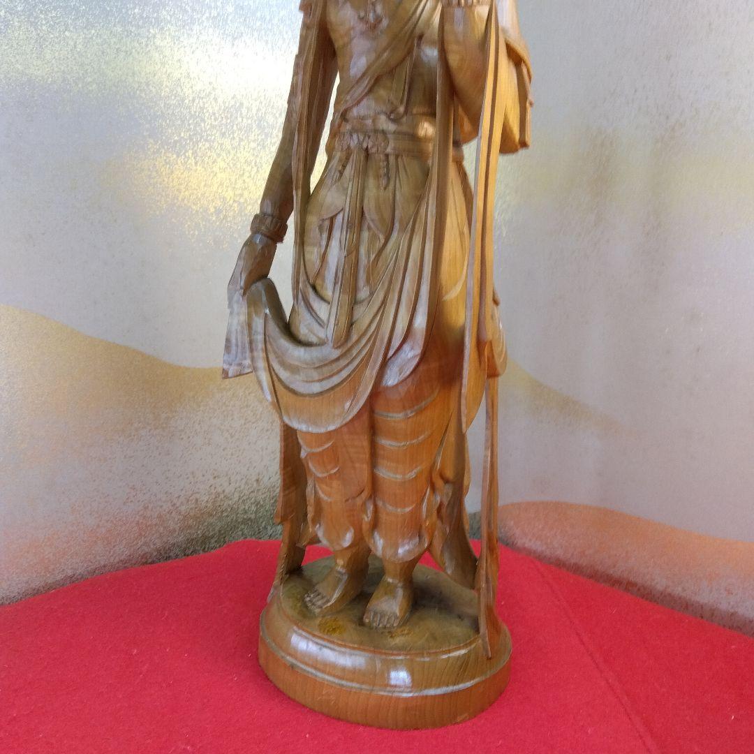 宝珠観音菩薩像　仏師63cm