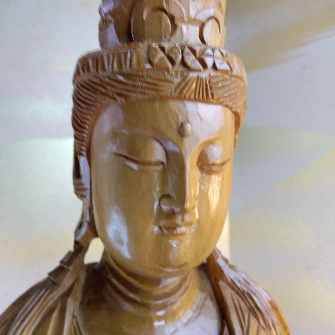 宝珠観音菩薩像　仏師63cm