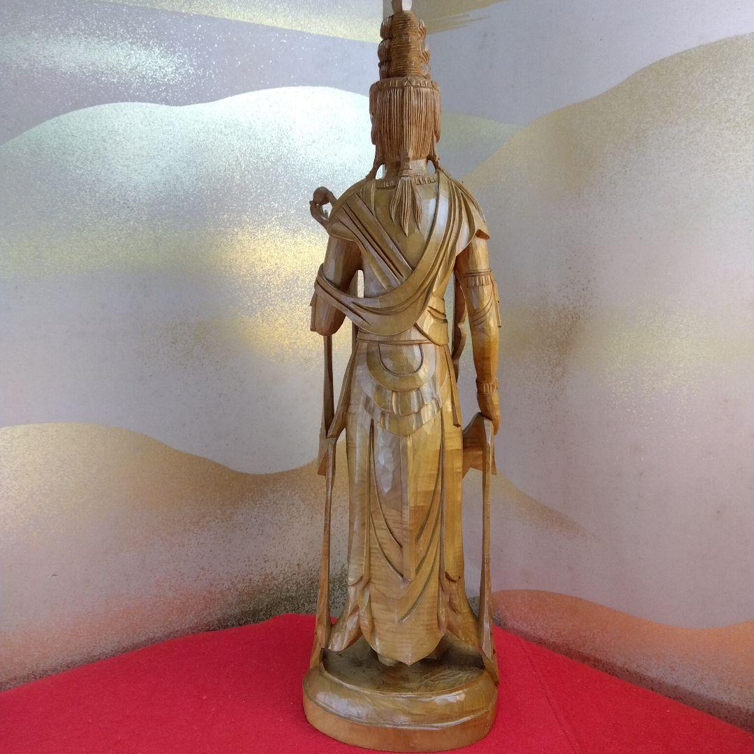 宝珠観音菩薩像　仏師63cm