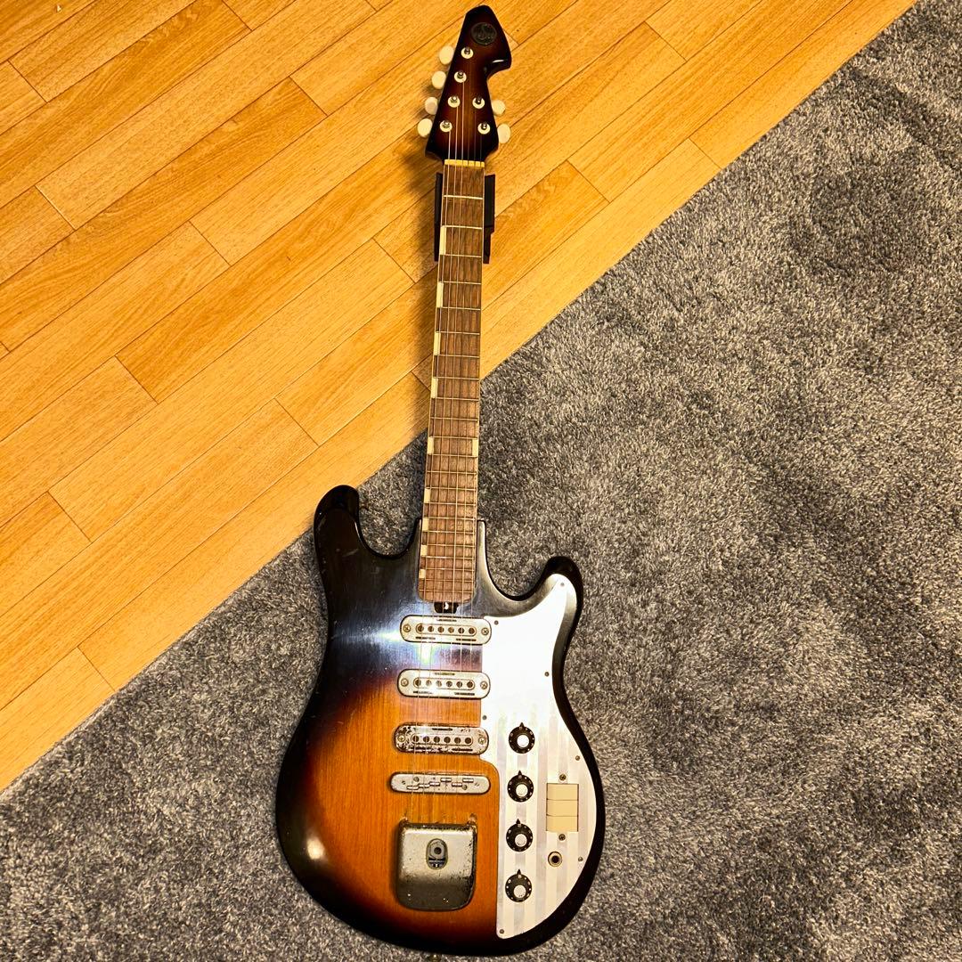 1966年製 Teisco WG-3L Sunburst ビザールギター - メルカリ