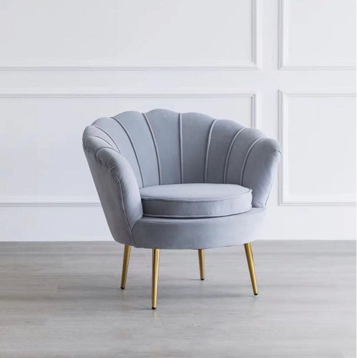 大人気　グリーン　ソファー椅子　一人掛けソファ　カラー　ふわふわ