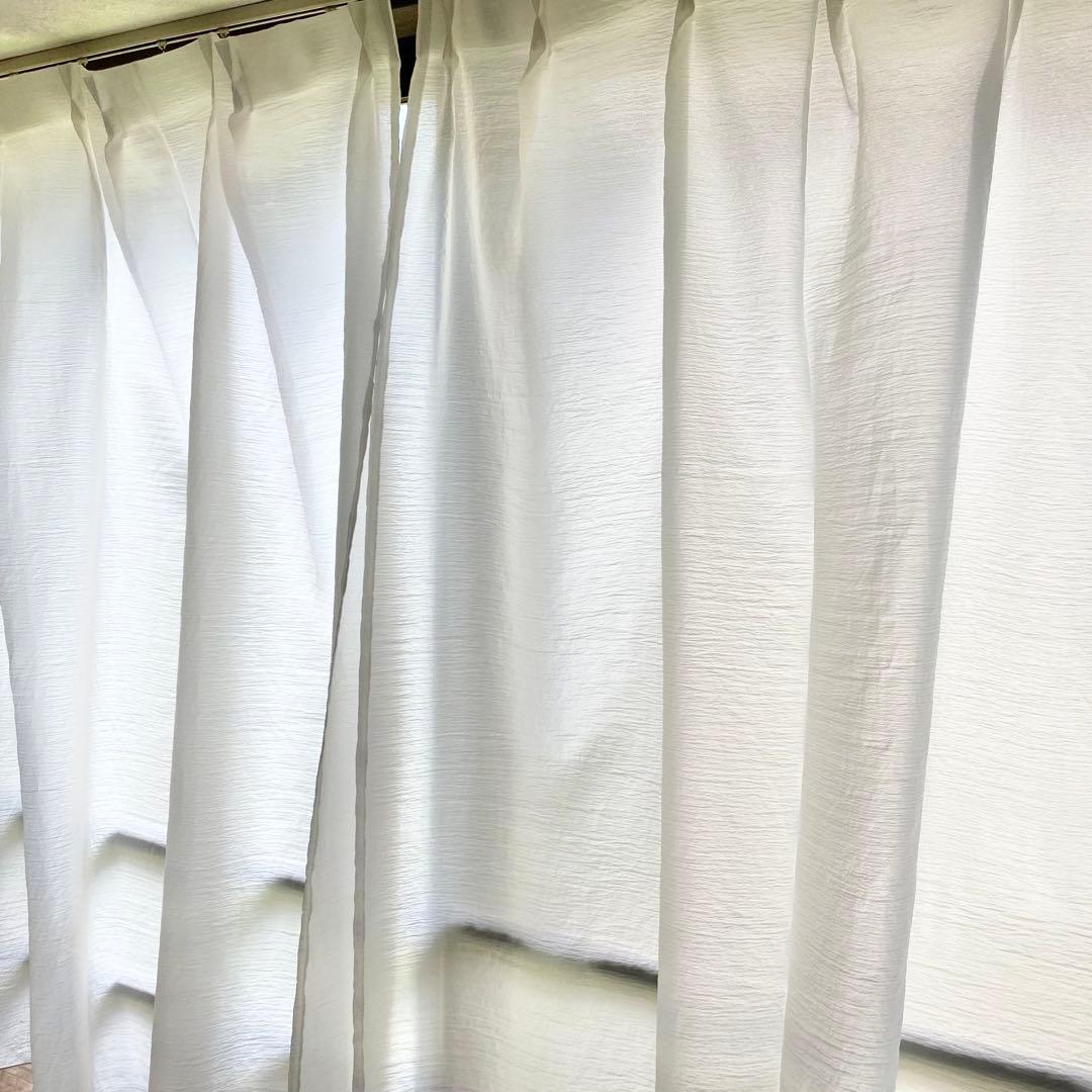 ニトリ★レースカーテン★Ｎナチュレシャイン★採光★遮像★洗濯機で洗える