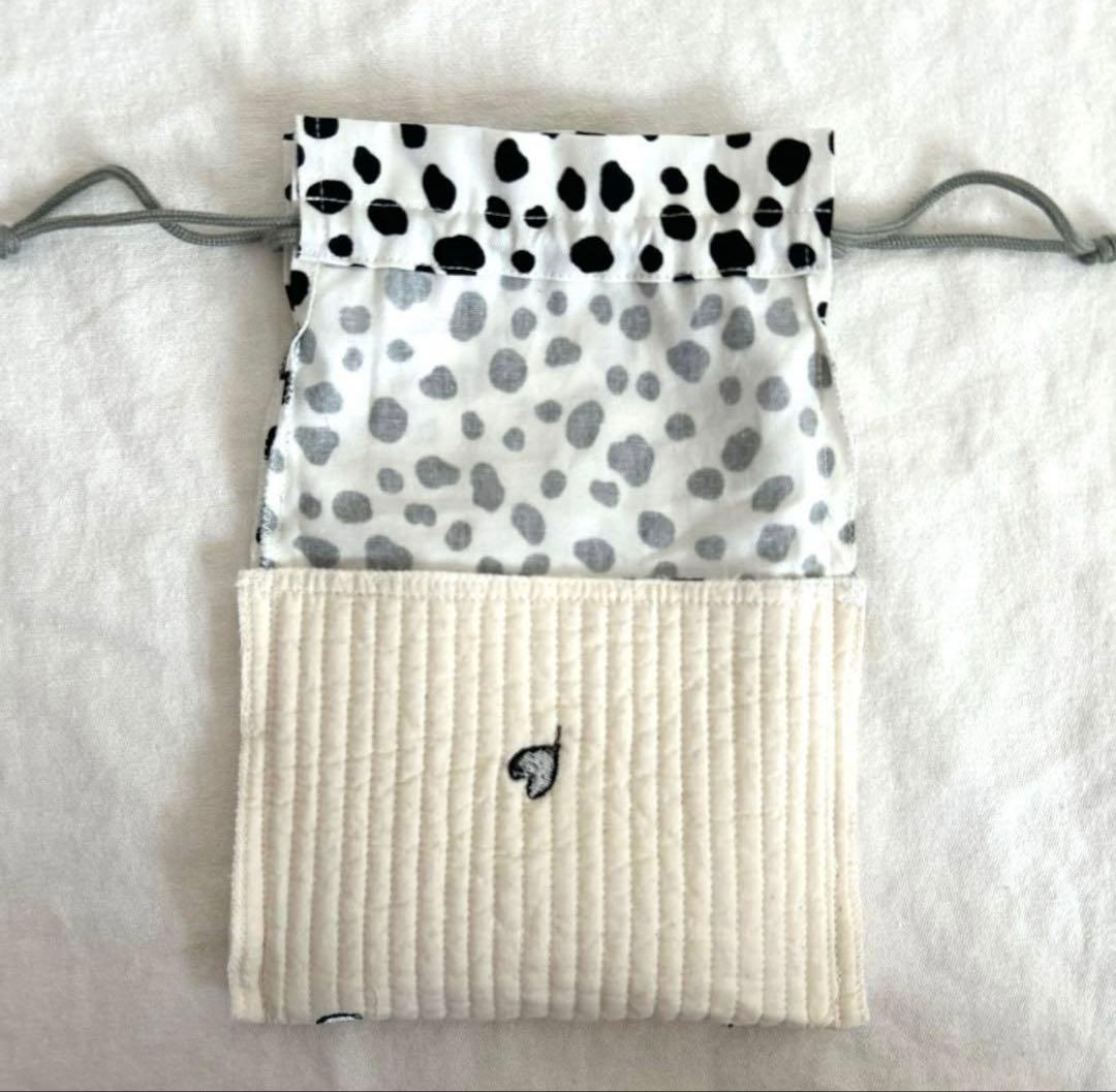 入園入学セット 【白地ハートヌビ×ダルメシアン】 女の子 レッスン