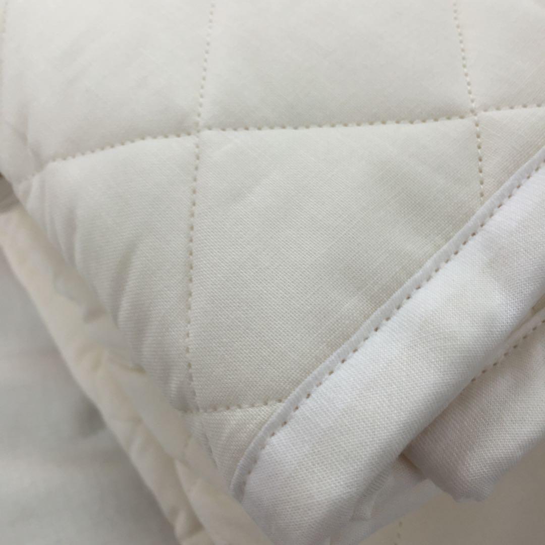 パシーマ パットシーツ シングル 110×210cm きなり色 2枚