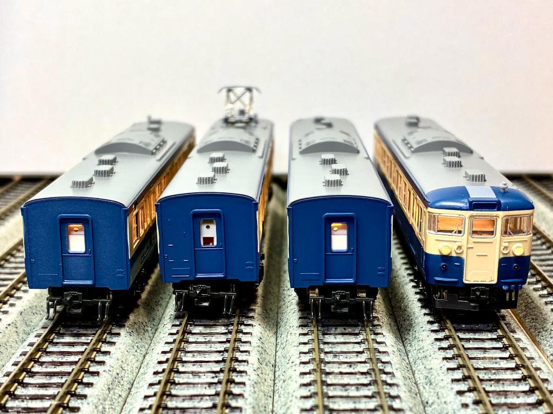 ☆復刻 特別企画品☆115系1000番台 横須賀線色 4両セット 室内灯装備