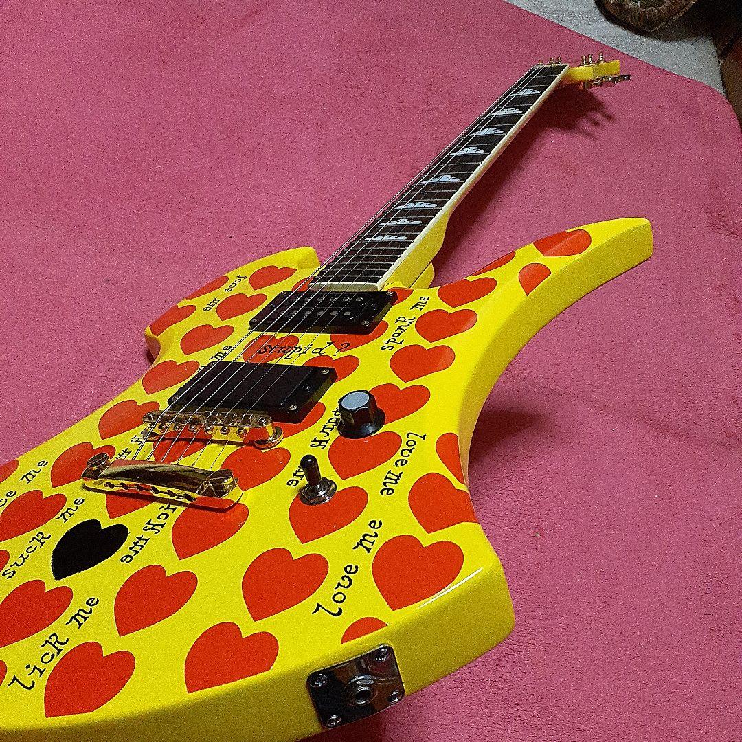 良・美品】イエローハート（ドンズバタイプ）hideモデル