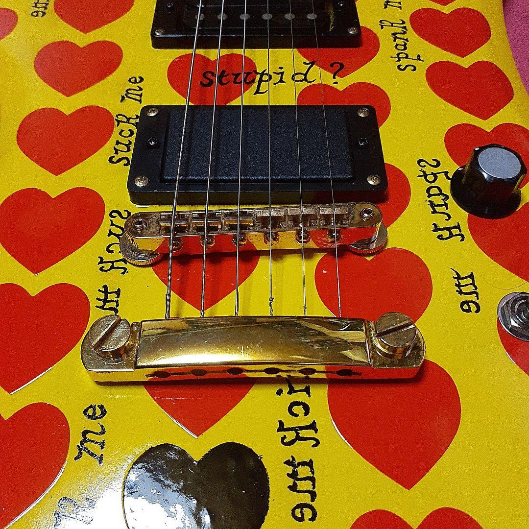 良・美品】イエローハート（ドンズバタイプ）hideモデル