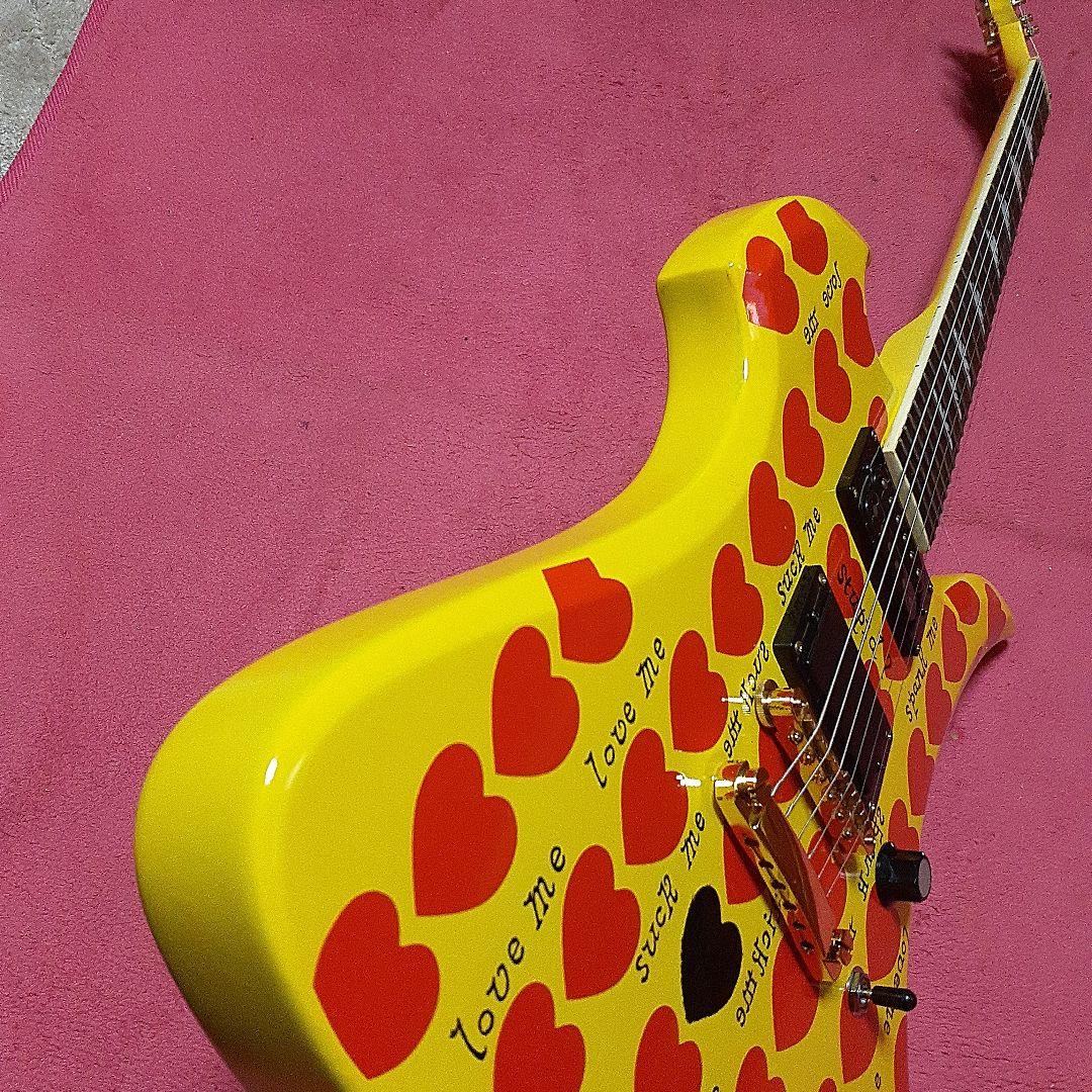 良・美品】イエローハート（ドンズバタイプ）hideモデル