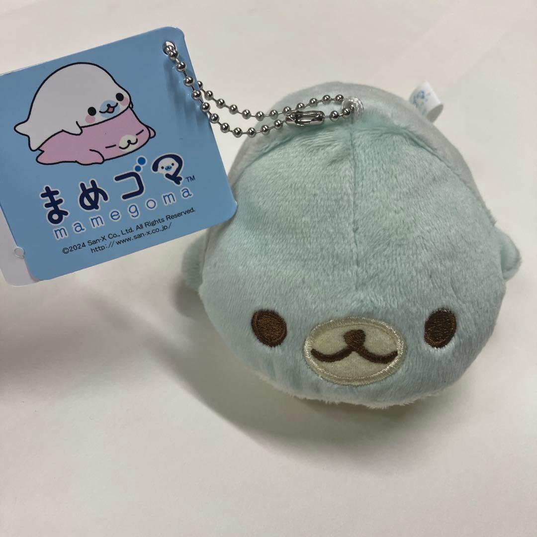 まめゴマ アザラシ型 ボールチェーン付き ぬいぐるみ - メルカリ