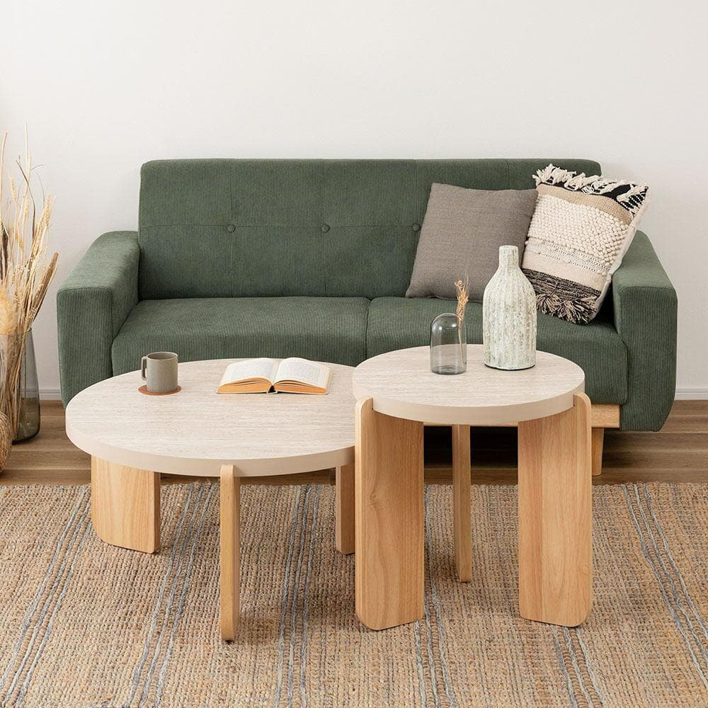 新品 送料込み センターテーブル ローテーブル 幅83cm ベージュ L