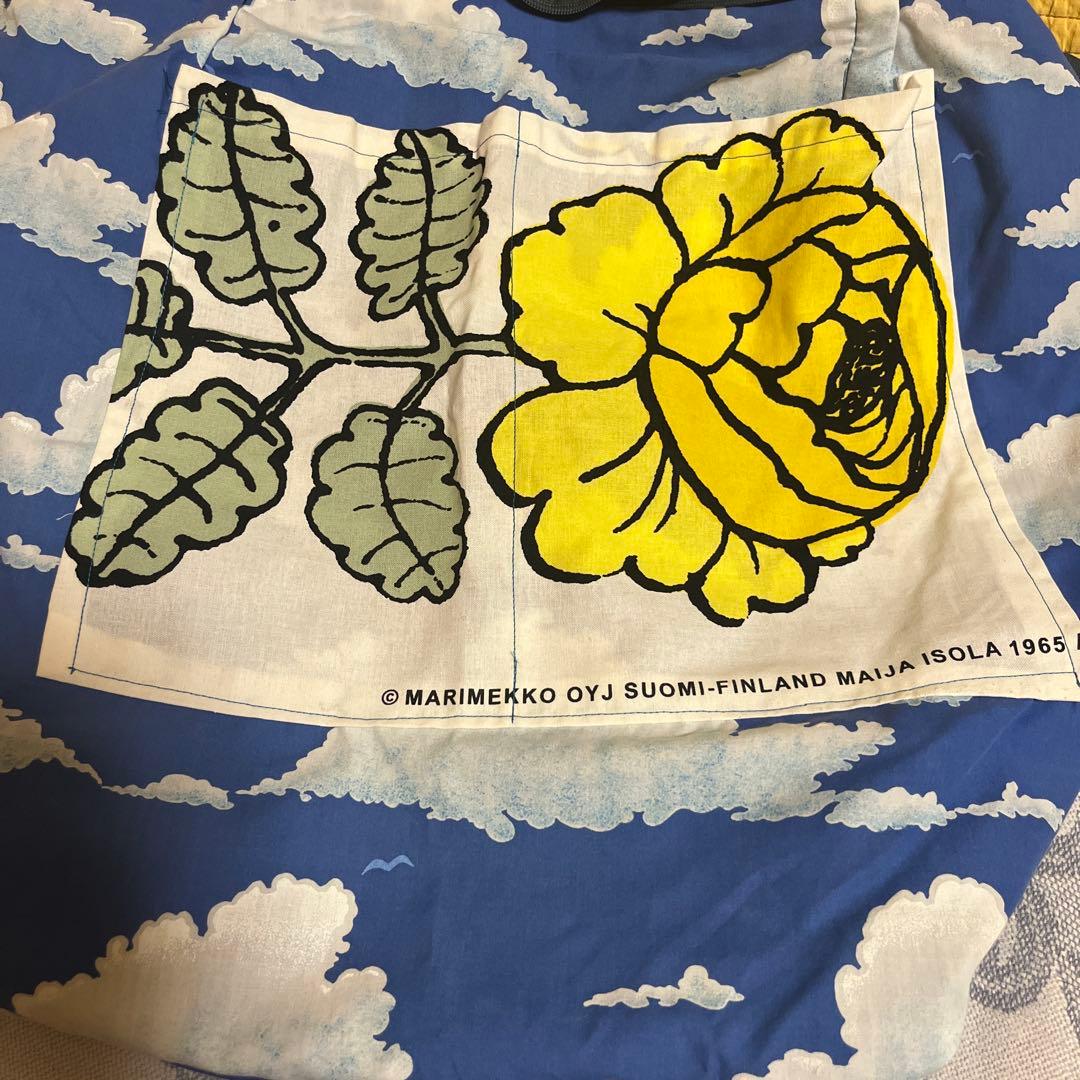 ミナペルホネン ハンドメイド　ちょうちょ　ショルダーバッグ　ビッグサイズ