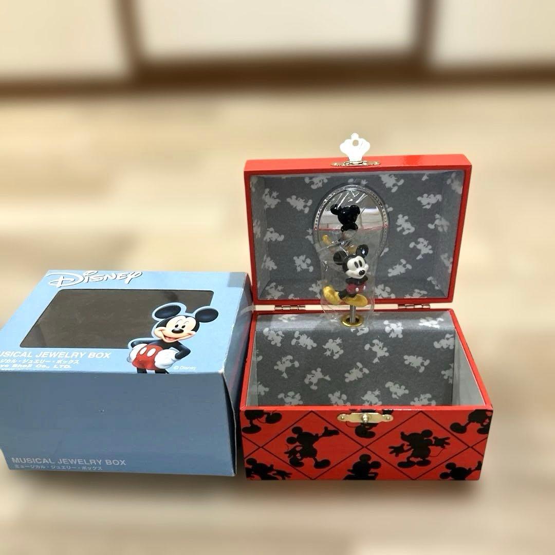 ミッキーマウス⭐️オルゴール ミュージカルジュエリーボックス＊未