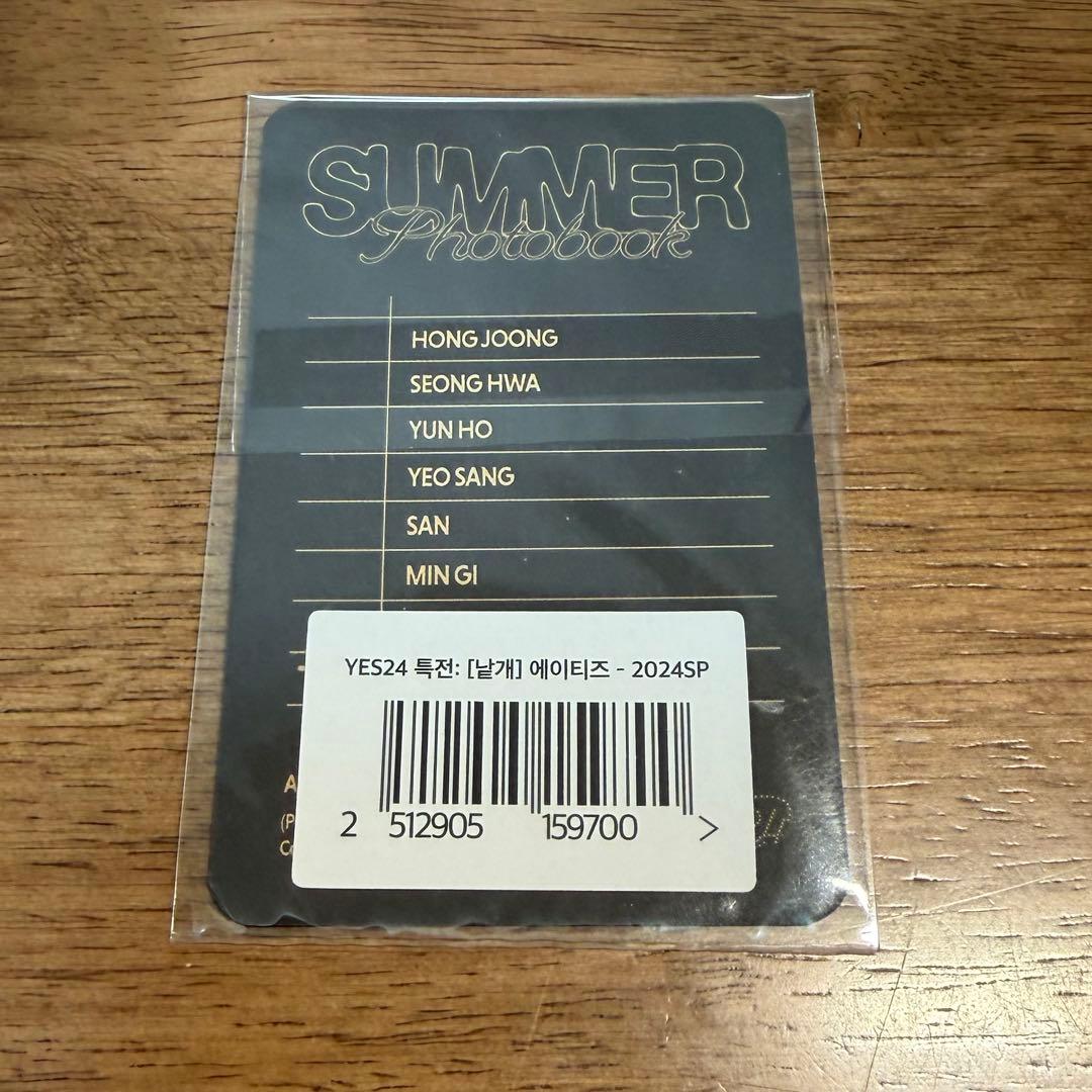 ATEEZ ジョンホ トレカ 特典 yes24 summer photobook - メルカリ
