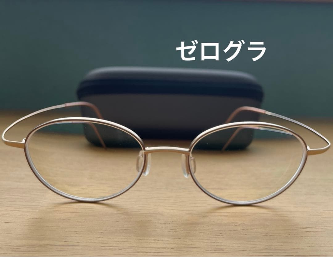 ゼログラ 眼鏡市場 ZEROGRA ZEG-S011 軽量 ゴールド - メルカリ