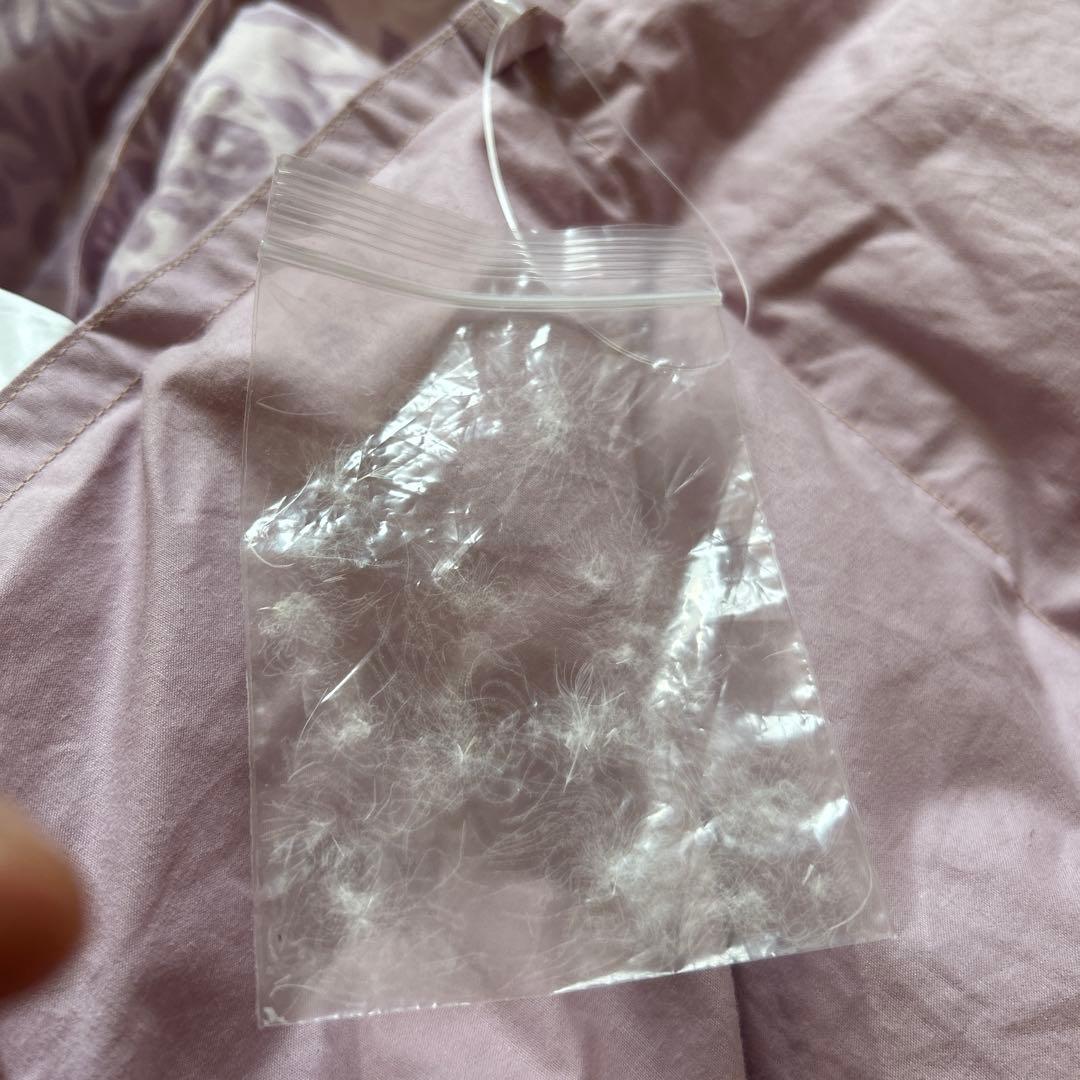 緊急値下げ！新品未使用品YSL 薄紫 花柄 羽毛肌掛け布団