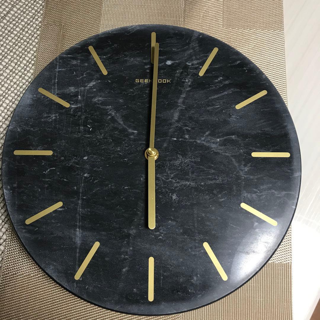 マーブルウォールクロック 大理石