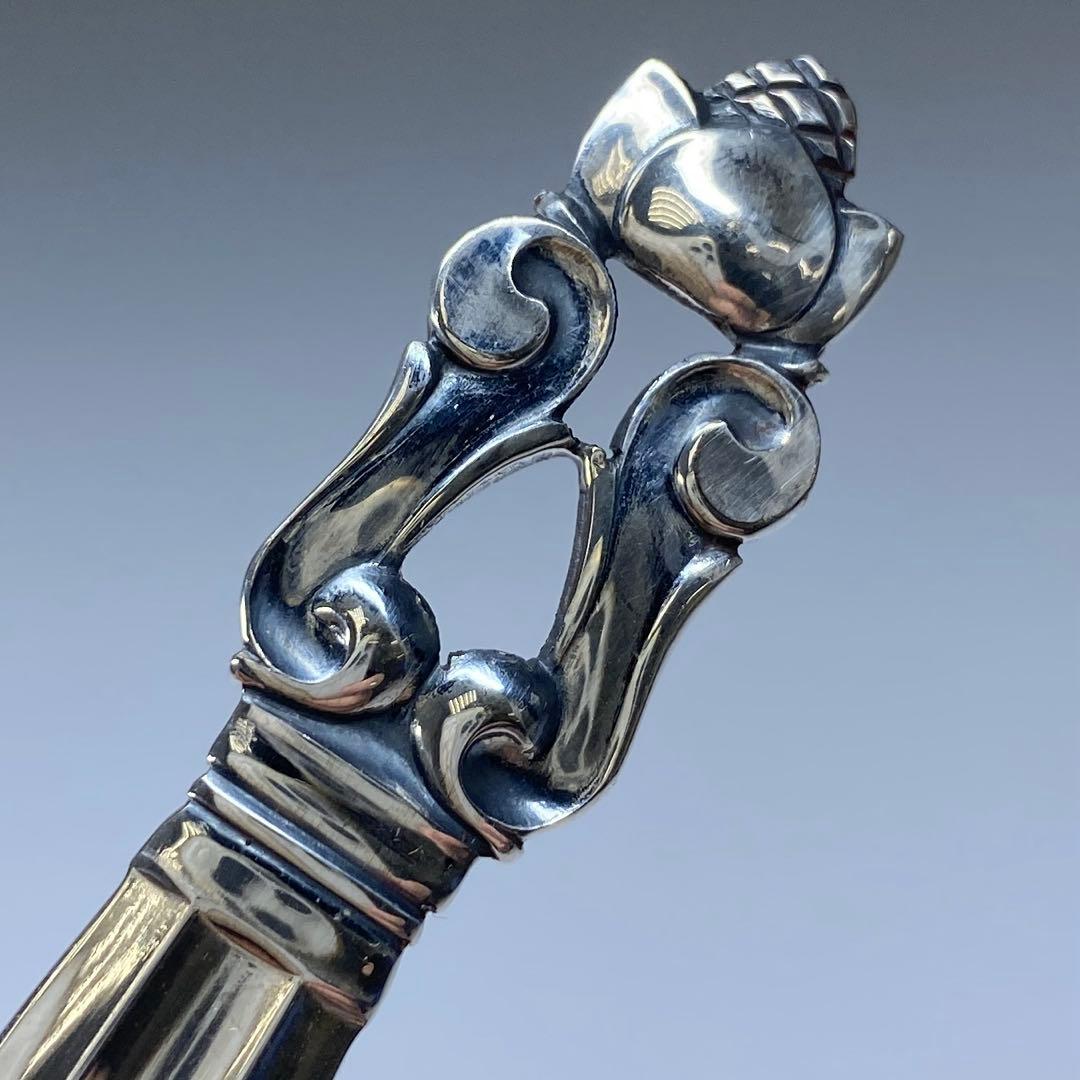 ジョージジェンセン　エコーン　フィッシュナイフ　6本組　袋付307g 20.7㎝